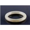 Image 1 : Chinese Hetian White Jadeite Bangle with Record