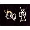 Image 7 : Set of Diamond Earrings & Diamond Pendant