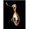 Image 6 : Set of Garnet Earrings & Citrine Pendant