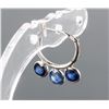 Image 5 : Set of Tanzanite Ring & Sapphire Earrings