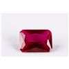 Image 4 : Emerald Cut 18.37 CT Pigeon Blood Red Ruby 18 x 13