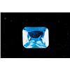 Image 1 : SEA BLUE SAPPHIRE 7.05CT Emerald Cut 10X12mm