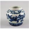 Image 1 : Chinese Blue & White Porcelain Lion Jar Xuande MK