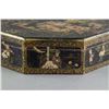 Image 5 : Chinese Gilt Black Lacquer Box w/ Ji Xiang Tang Mk
