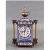 Image 1 : Germany Made Chinese Style Cloisonne Table Clock