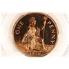 Image 2 : 1970 GREAT BRITAIN 1 PENNY PCGS PR66RD