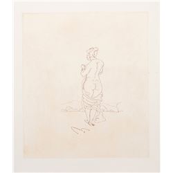 Andre Derain, Nu de Dos, Etching