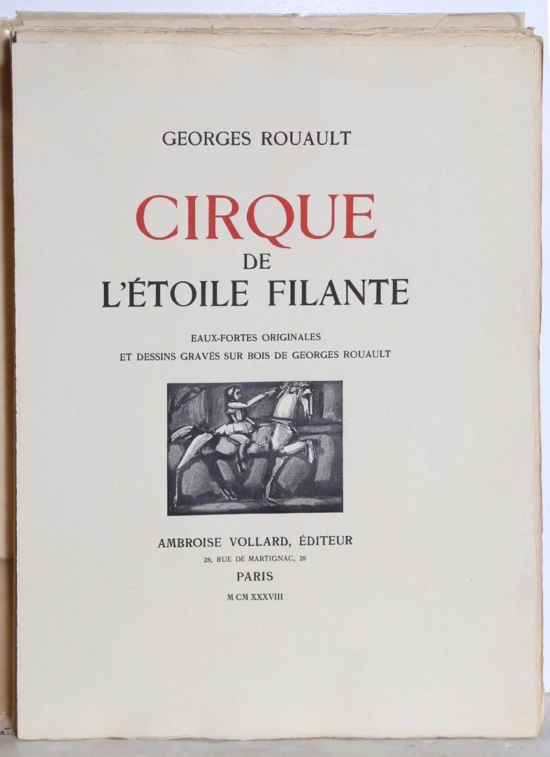Georges Rouault Cirque De Letoile Filante Book Of Etchings