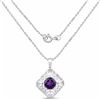 Image 2 : STERLING SILVER AMETHYST PENDANT