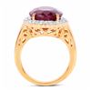 Image 2 : STERLING SILVER INDIAN RUBY RING