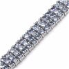 Image 2 : STERLING SILVER TANZANITE BRACELET