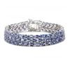 Image 1 : STERLING SILVER TANZANITE BRACELET