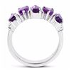 Image 2 : STERLING SILVER AFRICAN AMETHYST RING