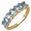 Image 1 : STERLING SILVER AQUAMARINE RING