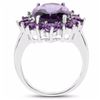 Image 2 : STERLING SILVER BRAZILIAN AMETHYST RING