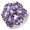 Image 1 : STERLING SILVER AFRICAN AMETHYST RING