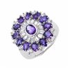 Image 1 : STERLING SILVER AFRICAN AMETHYST RING