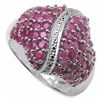 Image 2 : STERLING SILVER RUBY RING