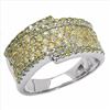 Image 1 : STERLING SILVER YELLOW SAPPHIRE RING