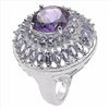 Image 2 : STERLING SILVER BRAZILIAN AMETHYST RING