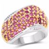 Image 1 : STERLING SILVER RUBY RING