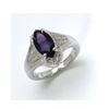 Image 1 : STERLING SILVER AFRICAN AMETHYST RING