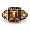 Image 2 : STERLING SILVER MADEIRA CITRINE RING