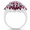 Image 2 : STERLING SILVER RHODOLITE RING