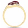 Image 2 : STERLING SILVER CABOCHON RUBY RING