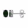 Image 2 : STERLING SILVER CHROME DIOPSIDE EARRING