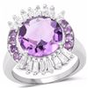 Image 1 : STERLING SILVER AFRICAN AMETHYST RING