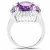 Image 2 : STERLING SILVER AFRICAN AMETHYST RING