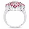 Image 2 : STERLING SILVER RHODOLITE RING
