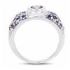 Image 2 : STERLING SILVER TANZANITE RING