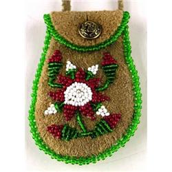 Santee Sioux Beaded Charm Bag