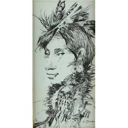 Charles Bear - Pen & Ink