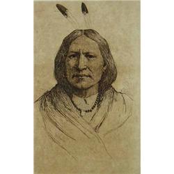 Joseph Henry Sharp - Etching