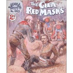 Buffalo Bill Dime Novel Cover Illustration 