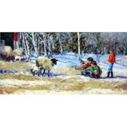 Fritz Keck - Oil on Board