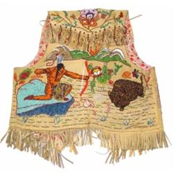 Plateau Indian Beaded Vest