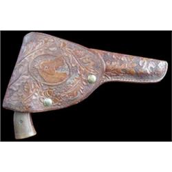 Hand Carved Leather Holster