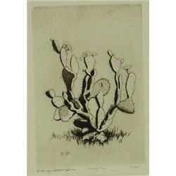 George Elbert Burr - Etching