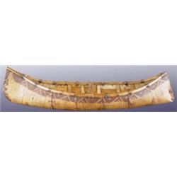 Birchbark Model Canoe