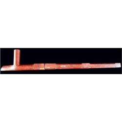 Sioux Indian Catlinite Pipe & Stem
