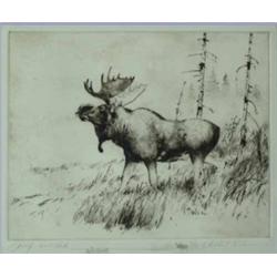 Michael Coleman Etching with Remarque