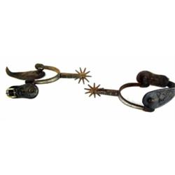 California Silver Inlaid Spurs