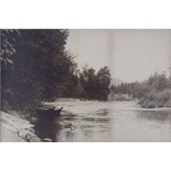 Northwest Coast Indian Canoe Photo