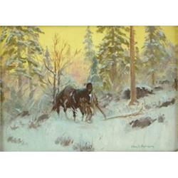 Glen Hopkinson - Oil on Board