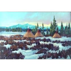 Ron Bailey - Oil on Board