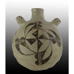 Acoma Pueblo Polychrome Canteen